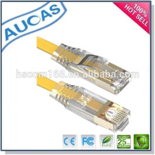 Cat5e utp rj45 cordon de câble falt de cuivre / systimax ampli pass flow cable plat plat / usine de porcelle ethernet cable de réseau